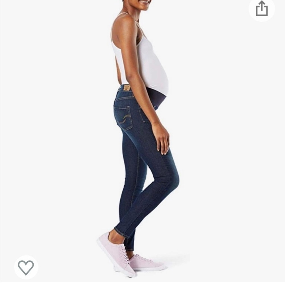 Signature by Levi’s Baby Bump Skinny Jeans Size Medium ( 8 - 10 )